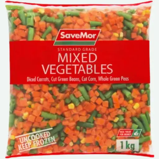 Mixed Vegetables (1kg, frozen)